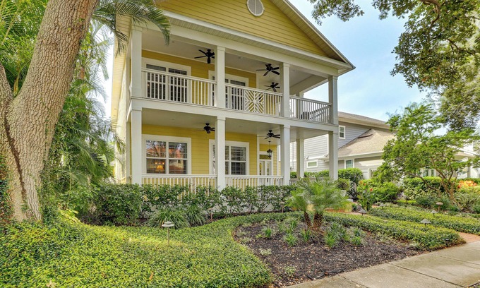 Historic Old Northeast House | Extended-Stay Oasis! Prime St Pete Home w/Office