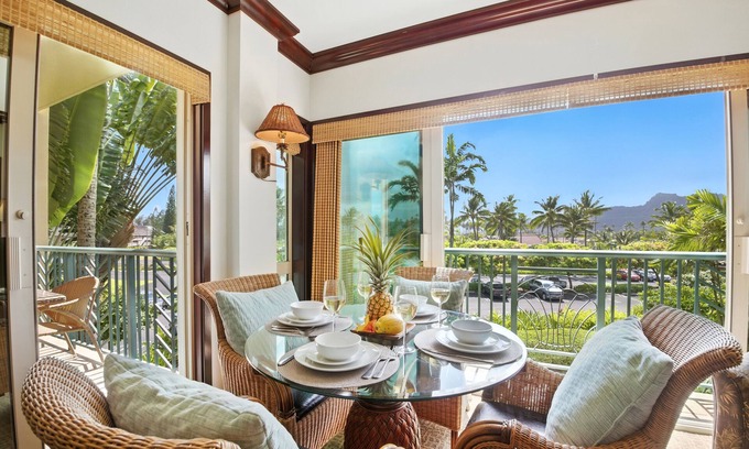 Wailua Condo | F303 - 2 Bedroom Garden Value Suite in Kapaa - Steps from the Water! AC Comfort!