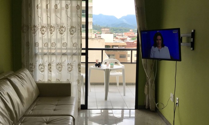 Praia do Morro Apartment | Fabulous Apt. 2 Mounted /Decorated Bedrooms - 1 Suite - WiFi internet & cable TV