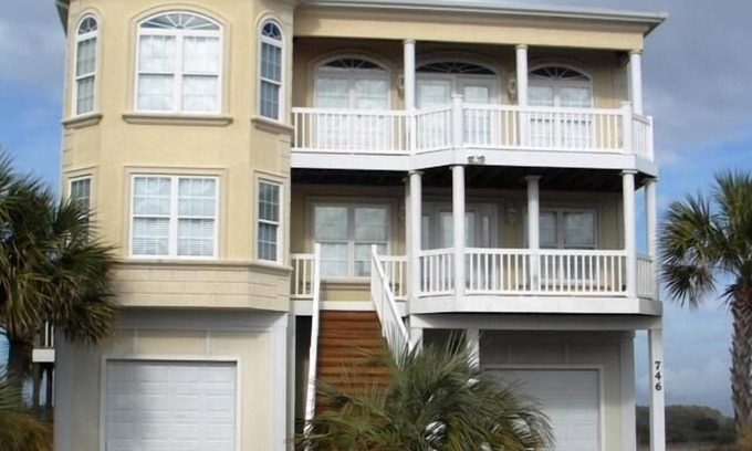 Holden Beach House | Fabulous Ocean, Marsh & ICW Views! 5 Bedroom, 5.5 Bath, Pool, Hot Tub, Elevator