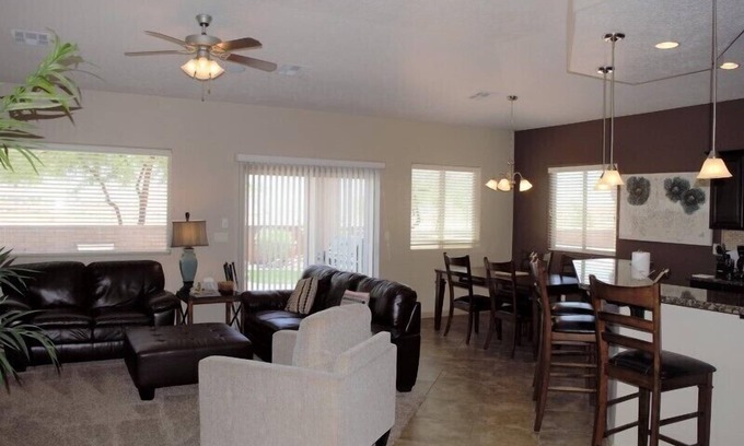 Mesquite House | Fairway Haven Retreat by Mesquite Vacation Rentals with Putting Green and $510 in free daily activities