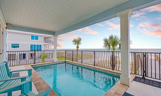 Tang-O-Mar House | Fall Dates Available! It's 5 O'Clock Somewhere - Gulf Front with Private Pool! Gulf Views!