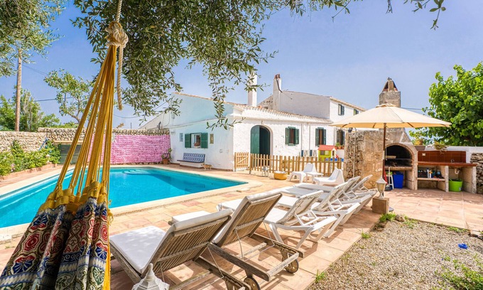 Sant Climent House | Family-Friendly Vacation Home 'Casa Rural Menorquina' with Pool, Garden and 2 Terraces