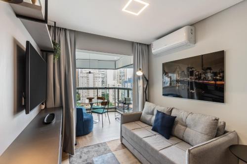 Brooklin Novo Apartment | Fantástico Apto Luxo 50m2 com Vaga de Garagem