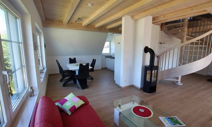 Dranske Apartment | Fantastic vacation apartment with underfloor heating, fireplace, WLAN