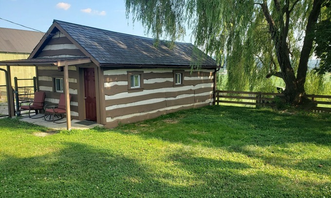 Bainbridge Cabin | Farmstay with pool and firepit