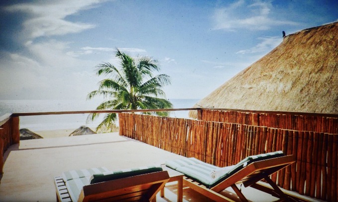 Playa Paraiso Apartment | Featuring Ocean Front Sunbathing Terrace.Best View on Tulum Beach!