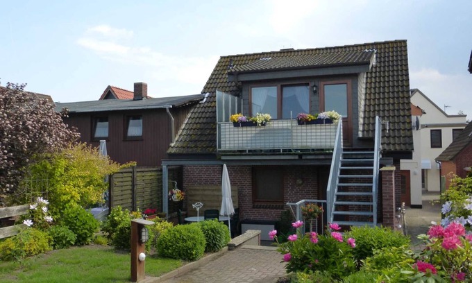 Maasholm Apartment | Ferienwohnung Gartenblick mit Balkon