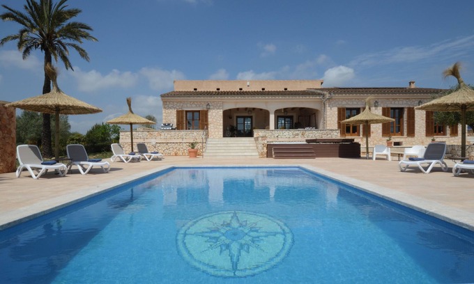 Manacor House | Finca al turó quiet Spa heated priv. Pool Panoramic Wifi Wireless Fireplace