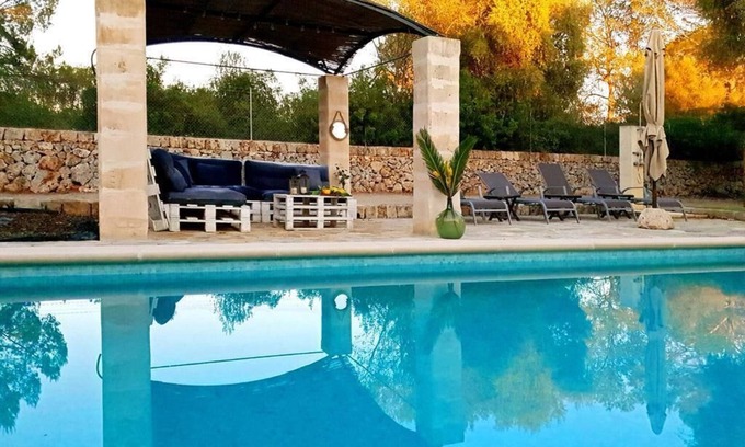 Sineu House | Finca Isabel, nature stone finca with pool, great location, chill out, barbecue
