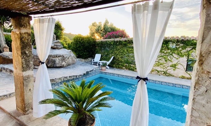 Son Macia Apartment | Finca Oase Can Negre in Son Macia - absolute peace as child-free rental