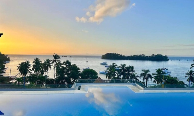 Samana Apartment | Finely Decorated Apt, Spectacular Bay View, Pool, Jacuzzi, Full AC