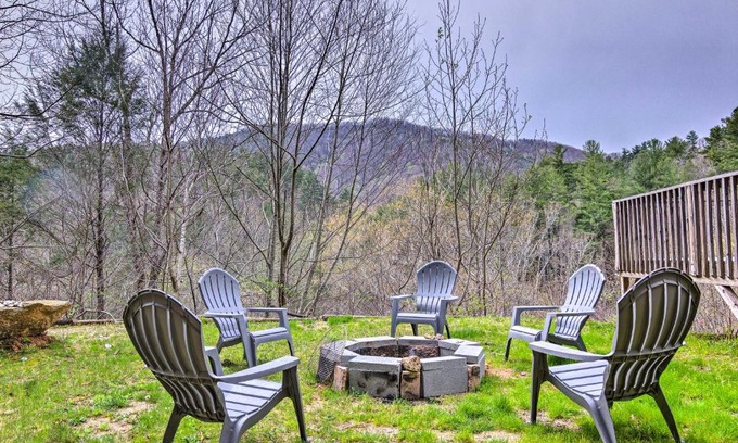 Marion House | Fire Pit and Mtn Views Charming Marion Cabin!