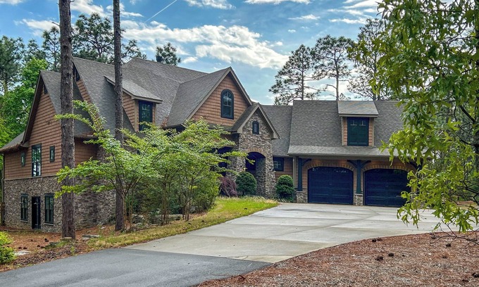 Southern Pines House | Fire Pit + Patio: Spacious Southern Pines Retreat