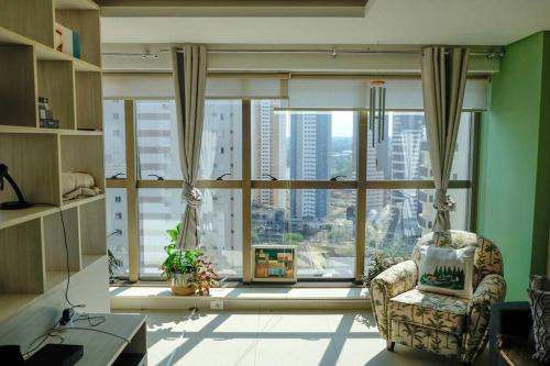 Santa Fe Apartment | FLAT com piscina, vista para o Aquário e Feng Shui