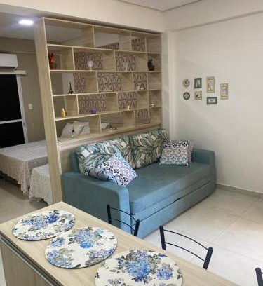 Olimpia Apartment | flat em Olímpia com churrasqueira