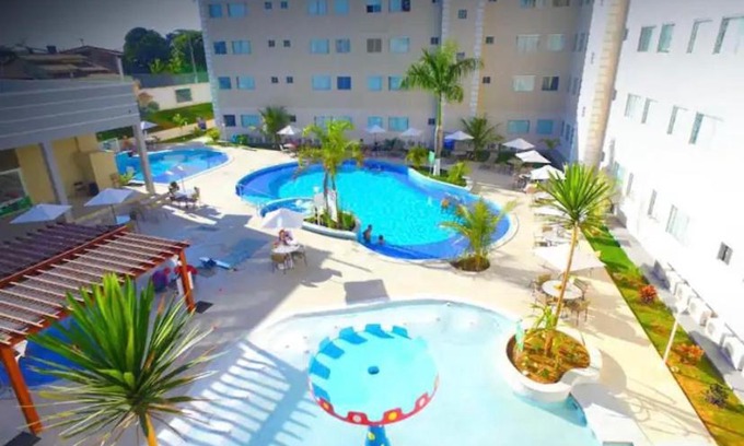 Centro Apartment | Flat Encontro das Águas Resort