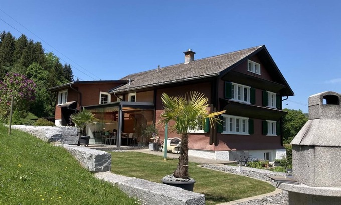 Wattwil Apartment | Flat "Im Toggi" with a view of the mountains