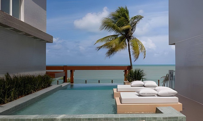 Jardim Oceania Apartment | Flat pé na areia branco Haus My flats