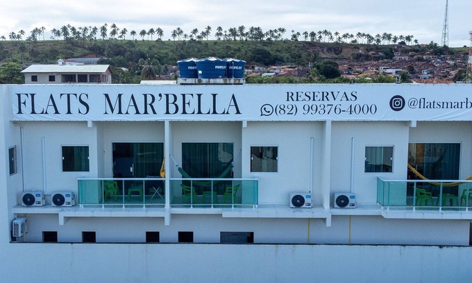 Barra Grande Apartment | FLATS MAR'BELLA COM VARANDA, 100M PRAIA, PETFRIENDLY E ESTACIONAMENTO