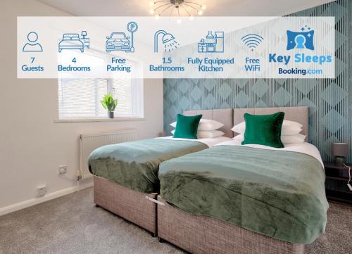 Peterborough Apartment | Four Bedroom By Keysleeps Short Lets Peterborough With Free Parking Spacious Central Contractor