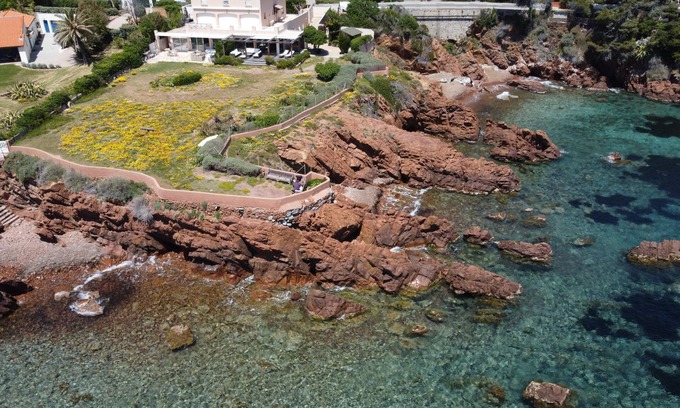 Antheor Villa | French Riviera, Magnificent ground floor villa feet in water, private sea access, 180 ° view