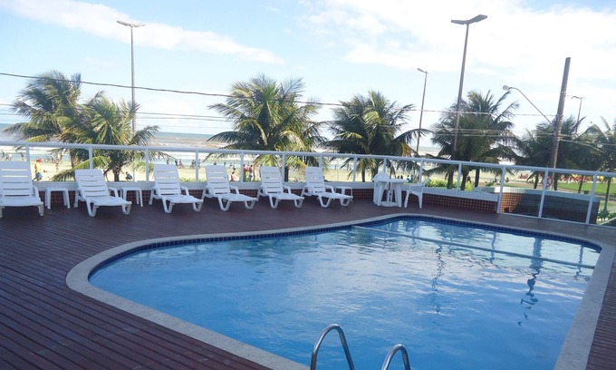 Maracana Apartment | FRONT SEA-C / SWIMMING POOL 01 BEDROOMS. I accept Tarjeta-Whats (11) 995346735