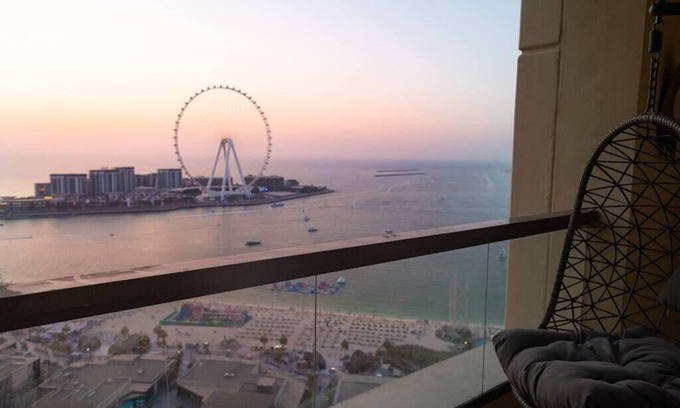 Trade Centre 1 Apartment | FULL SEA VIEW, 2BR-High Floor , POOL, BEACH, JBR