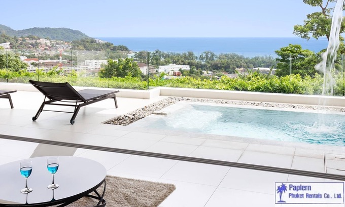 Kata Apartment | FULL SEA VIEW APARTMENT - PRIVATE SWIMMING POOL JACUZZI - 3BR - 6/7P