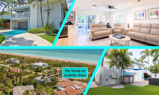 Fort Pierce House | Fully-Stocked | Private Beach | Heated Plunge Pool