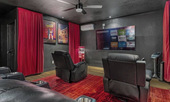 North Las Vegas House | Fun 5BR Theater, Games, and Spa!