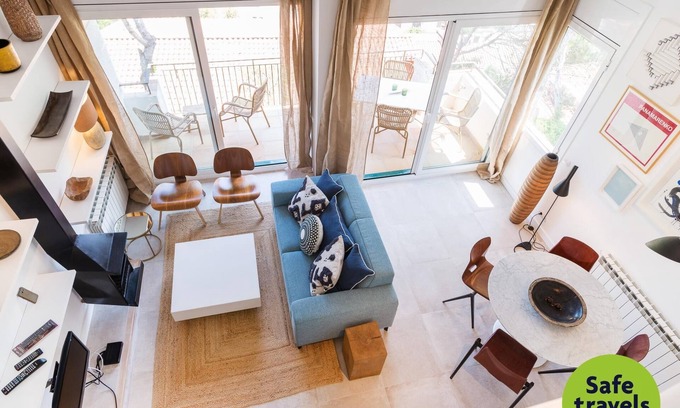 Sa Riera Apartment | Gala Mar Sa Riera Begur, Private parking, Sea View