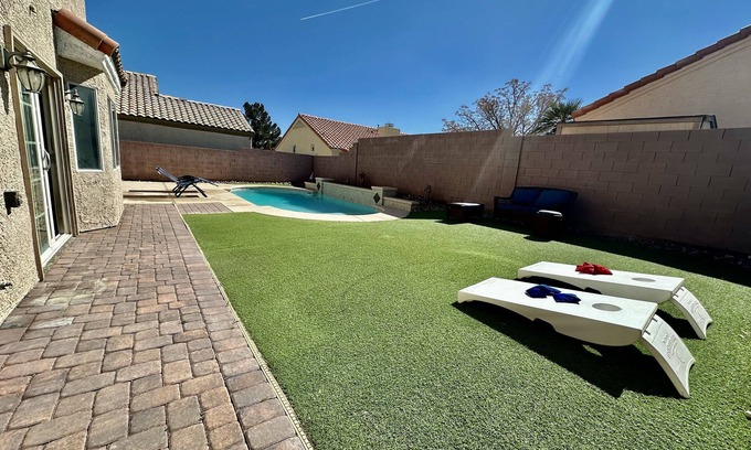 North Las Vegas House | Gateway 3BR Pool Family Fall Las Vegas