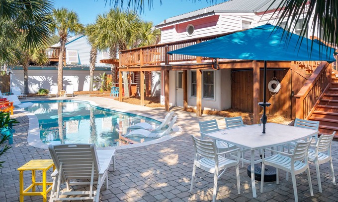 Isle of Palms House | Get Away Oasis with Private Pool, Pets considered, two houses from the beach - The Pink House