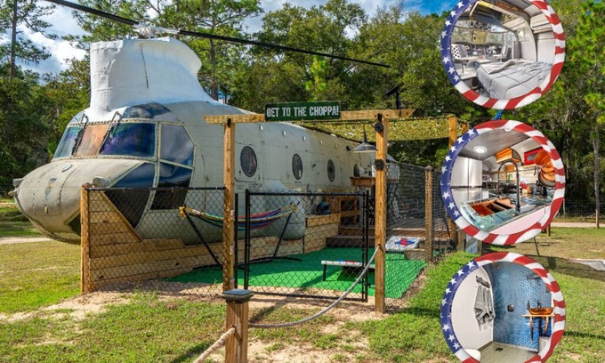 Brooksville Apartment | Get to the CHOPPA! One-of-a-kind 2/1 HELICOPTER on 5 acres in the woods!
