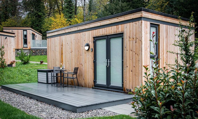 Windermere Cabin | Ghyll Head Woodland pod - a holiday Pod that sleeps 2 with an en-suite