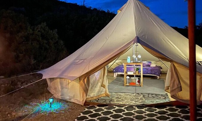 Mount Charleston RV Rental | Glamping Tent High Roller