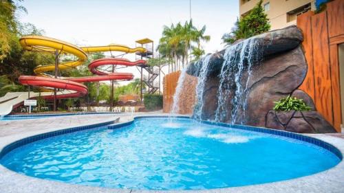 Caldas Novas Apartment | Golden Dolphin Grand Hotel - Apt 2 quartos comporta até 7 hóspedes mais uma criança de até 5 anos