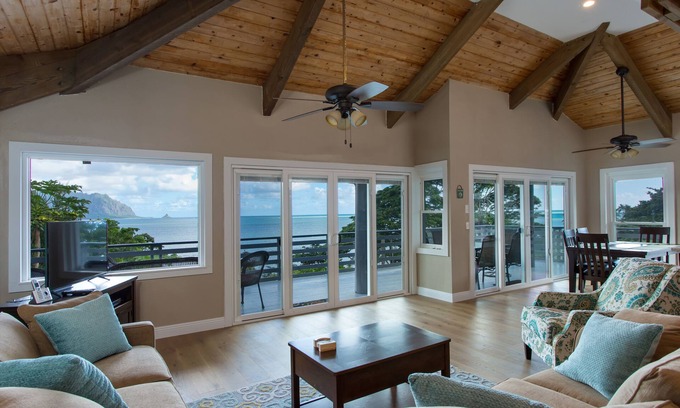 Kaneohe House | Gorgeous 2 bedroom bayside house on Windward side of Oahu