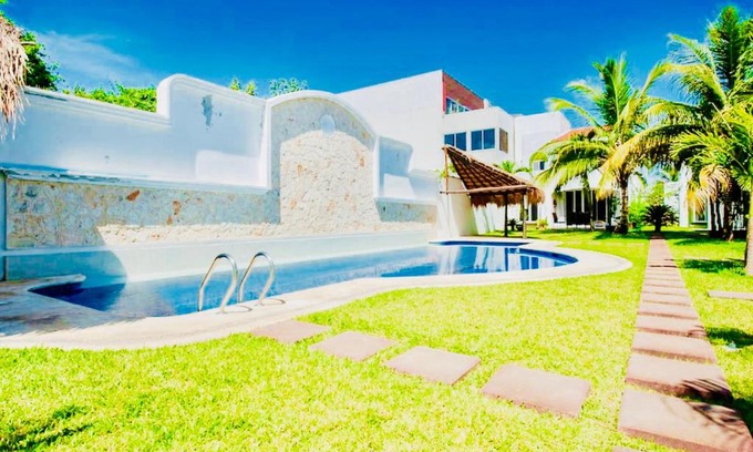 Playacar Villa | Gorgeous 22 People Villa With Pool Playacar Phase 2