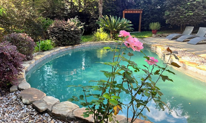 Plantation South House | Gorgeous 4-bedroom house with a beautiful pool and a garden oasis.