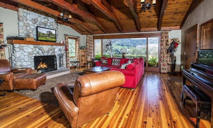 Santa Barbara County House | Gorgeous Rustic Ranch House & Farm Stay on 955 acre Ranch & Berry Farm-Sleeps 15