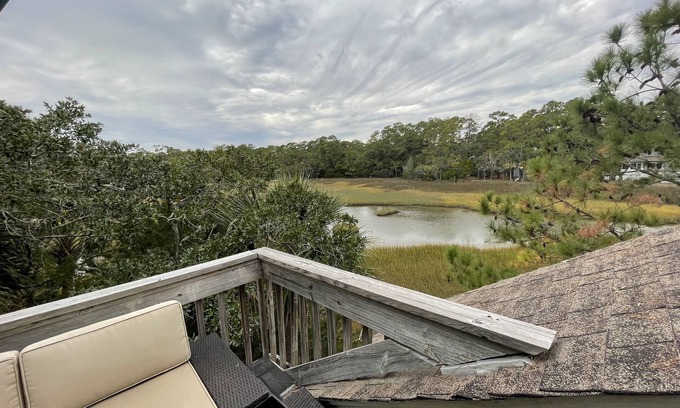 Seabrook Island Villa | Gorgeous Villa with Stunning Marsh & Nature Views/Pet Friendly