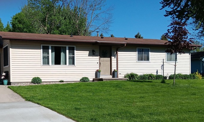Winneconne House | Great location near EAA! In a quiet neighborhood near the lake.