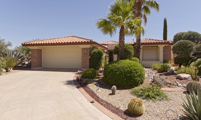 San Ignacio Golf Estates House | Great mountain views overlooking the San Ignacio golf course and pond with fountain