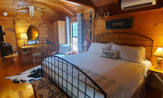 Ellijay Cabin | GUNSMOKE The not so "tiny" cabin with fenced back yard!