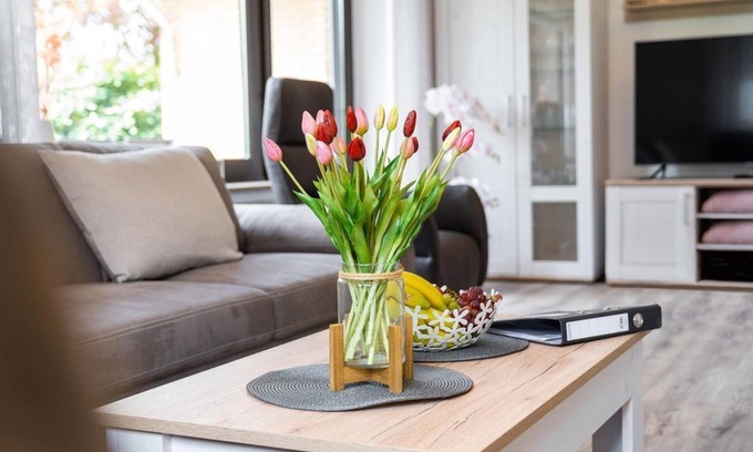 Rostrup Apartment | Haus Laura - Ferienhaus, Dusche und Badewanne