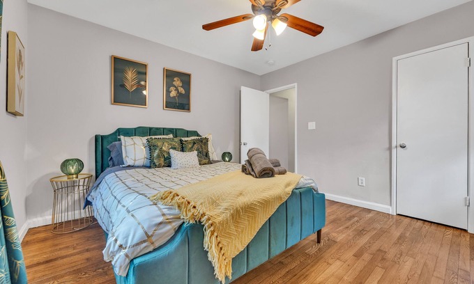 Lindridge-Martin Manor House | Heart of Buckhead: Huge Fenced Backyard