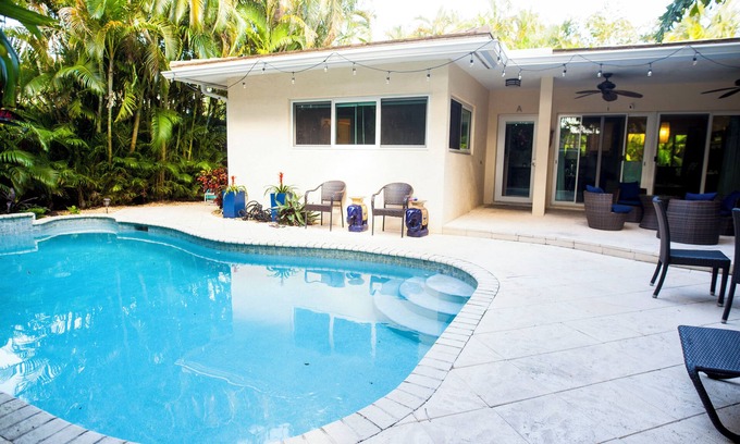 Dolphin Isles House | Highland Palms Private Lagoon, a 2 bedroom getaway a block from the beach