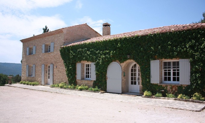 Blauvac House | Hill Top Stone House With Spectacular Views and saltwater pool Sleeping Up To 10